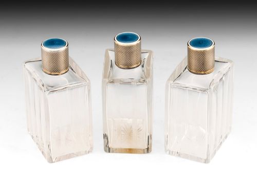 Thuya Perfume Enamelled Scent Bottle Box