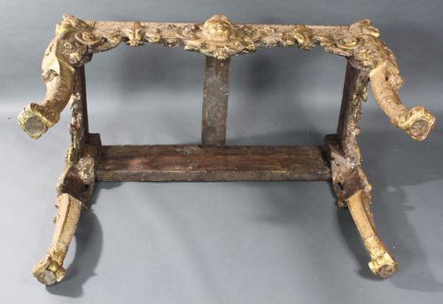 Giltwood console table