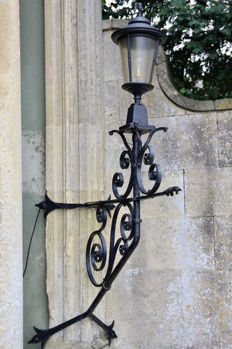 Large Antique Cast Iron Exterior Lantern