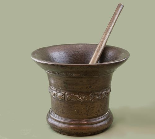 Bronze Mortar and Pestle