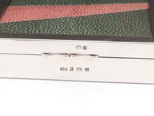 Glazed Shagreen Cigar Box