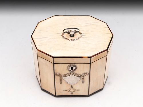 Antique Ivory Tea Caddy