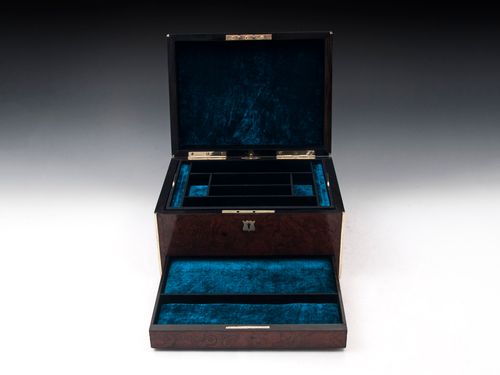 Burr Walnut Jewelry Box