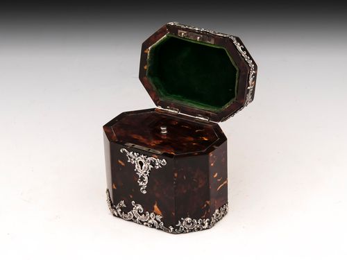 Tortoiseshell Tea Caddy