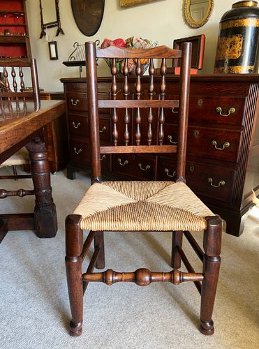 Set of 6 Antique Spindleback Dining Chairs
