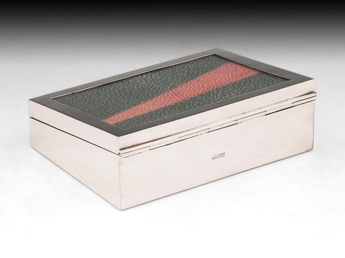 Glazed Shagreen Cigar Box