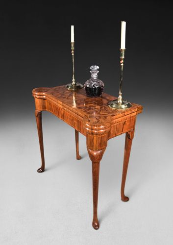 George I Period Walnut Card Table