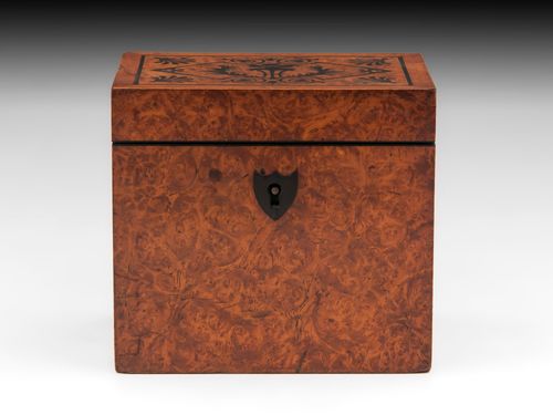 Amboyna Tea Caddy