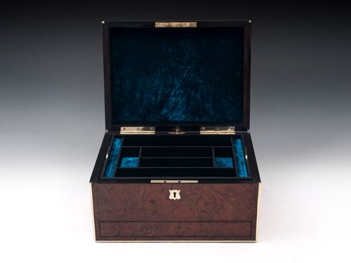 Burr Walnut Jewelry Box