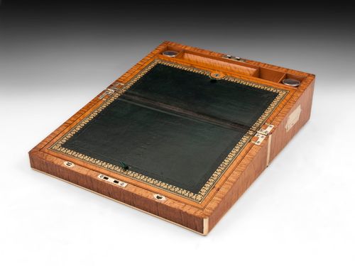 Antique Maple Writing Box
