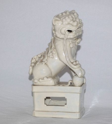 Kangxi Blanc de Chine Dog of Fo