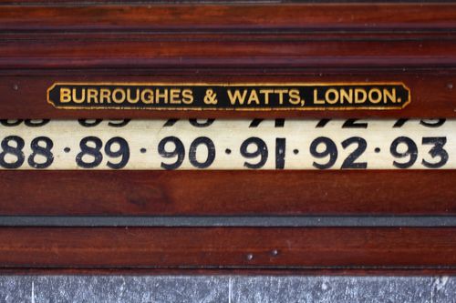 Victorian Mahogany Life Pool Scoreboard