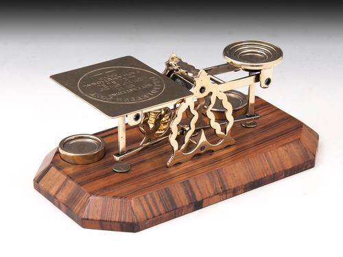 S. Mordan & Co Brass Postal Scales