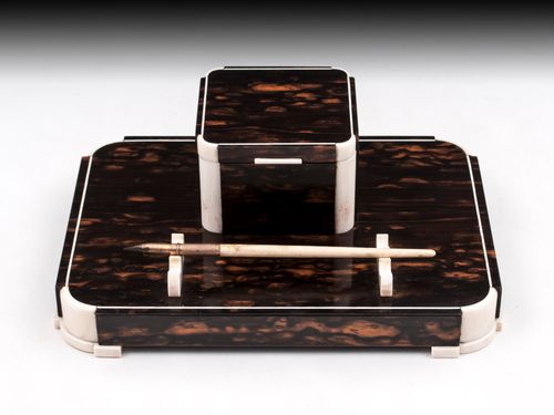 Art Deco Coromandel Desk Set