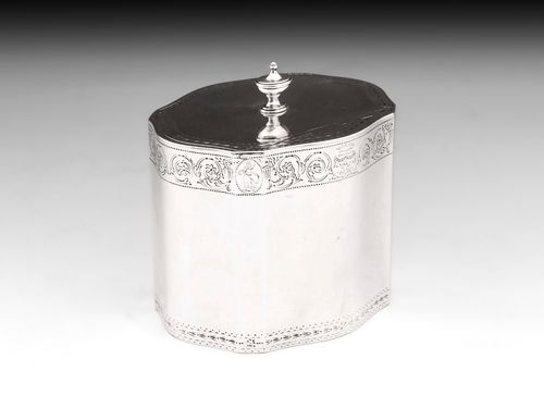 Sterling Silver Tea Caddy