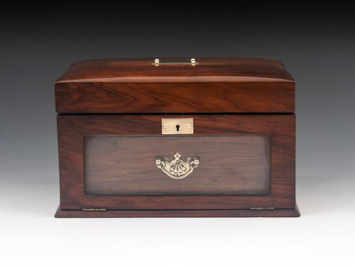 Glazed Walnut Jewellery Box