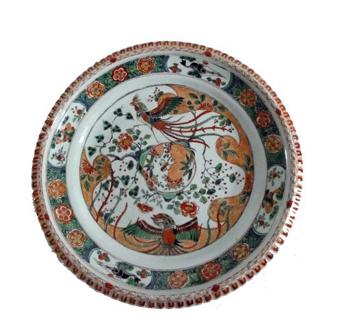Kangxi Famille Verte Deep Charger c1700