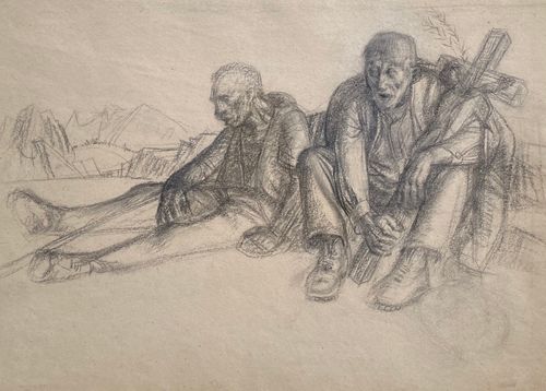 Robert Sargent Austin - Men with Crucifix