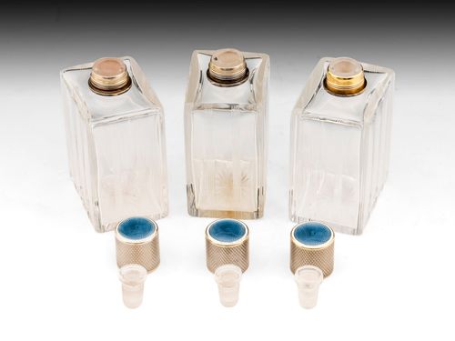 Thuya Perfume Enamelled Scent Bottle Box