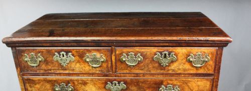 Queen Anne Walnut Chest on Stand