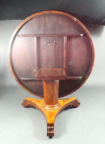 Antique satinwood centre table