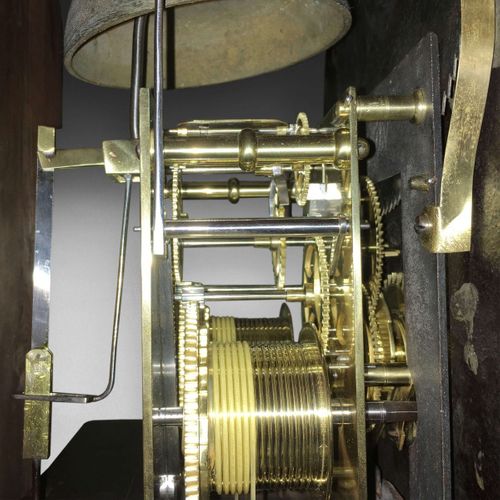 George III Period Mahogany and Inlaid Longcase Clock