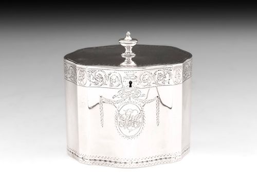 Sterling Silver Tea Caddy