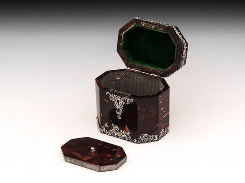 Tortoiseshell Tea Caddy