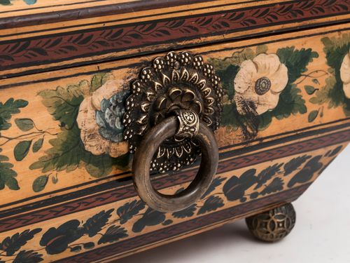 Regency Penwork Chinoiserie Sewing Box