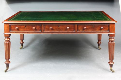 Large Mahogany Writing Table
