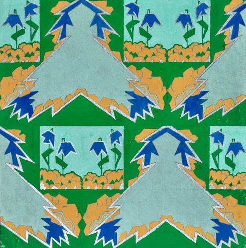 Marie Palmer-Smith - Deco Design - gouache