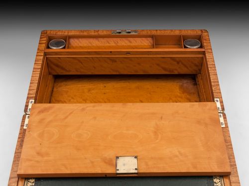 Antique Maple Writing Box