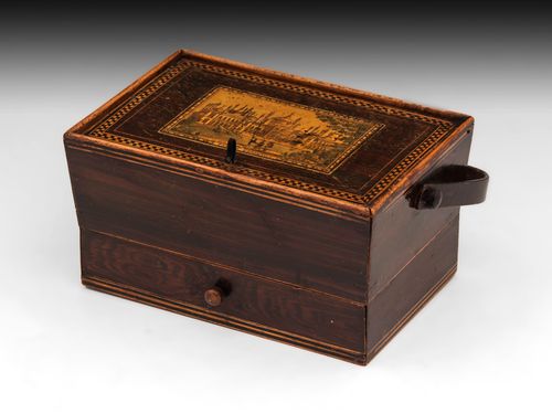 Antique Tunbridge Ware Sewing Box