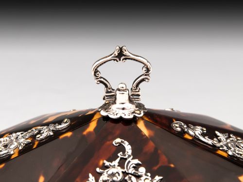 Tortoiseshell Tea Caddy