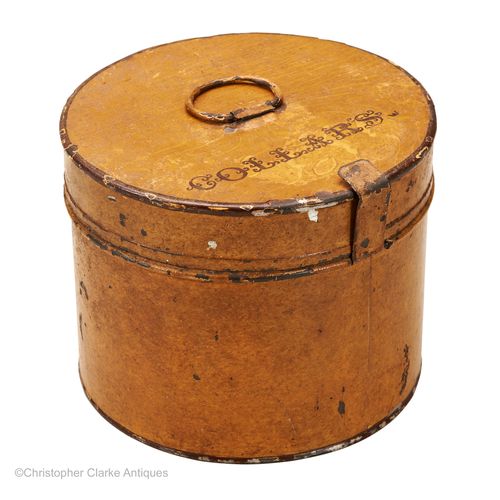 Toleware Collar Tin by George Hall of Fetter Lane