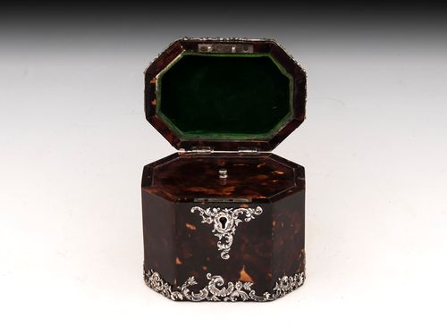 Tortoiseshell Tea Caddy
