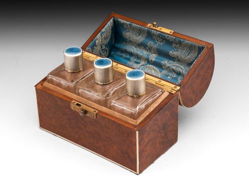 Thuya Perfume Enamelled Scent Bottle Box