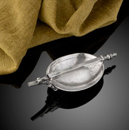 A very rare and unusual Silver folding Spoon/Fork travelling set c.1580