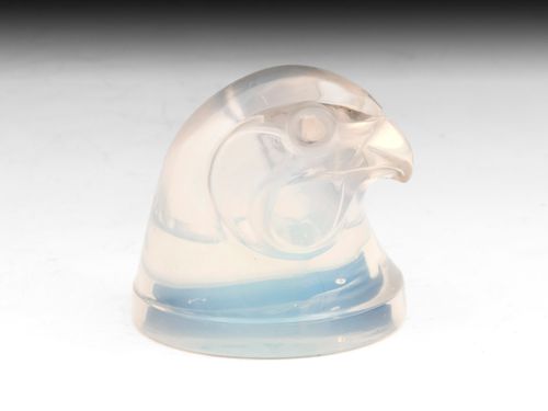 Lalique Opalescent d'Epervier (Hawks Head)