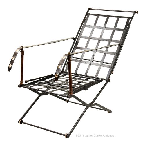 Folding Portable Iron Duoro Chair Bed