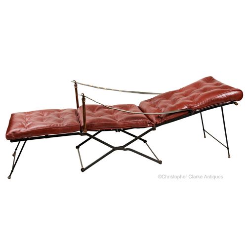 Folding Portable Iron Duoro Chair Bed