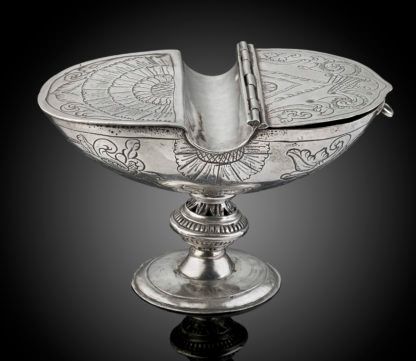 A rare Silver Incense Boat Spanish Colonial c.1680