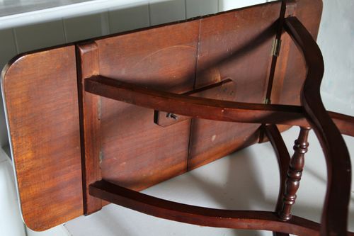 19th Century Mahogany Folding Coaching Table