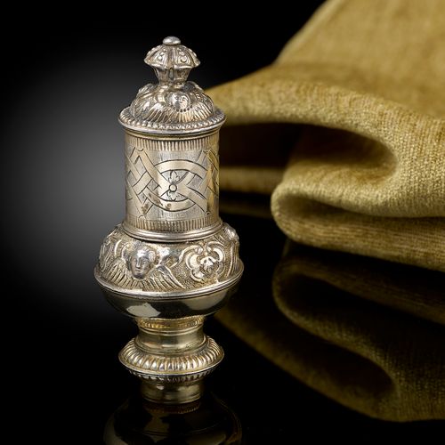 A 17th century Silver Gilt Pomander