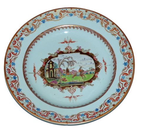 Qianlong Famille Rose in the Meissen Style