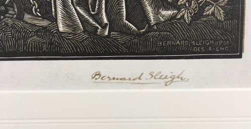 Bernard Sleigh - Piers Plowman - woodcut