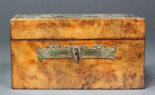 Burr Walnut Correspondence Box