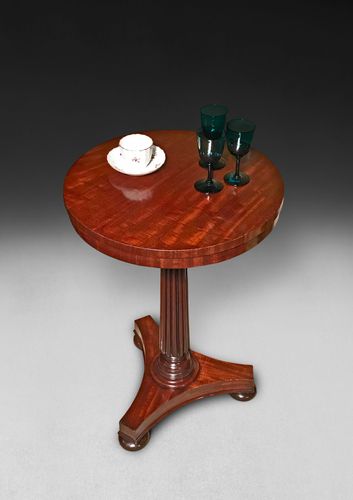 Regency Mahogany Circular Wine Table