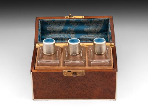 Thuya Perfume Enamelled Scent Bottle Box