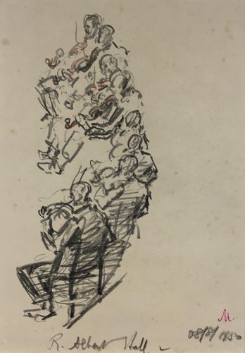 Lord Methuen - The Violin Section - drawing